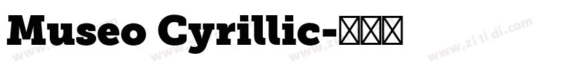 Museo Cyrillic字体转换